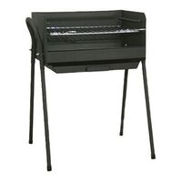 barbacoa iberia de carbon - 49x48x73 cm