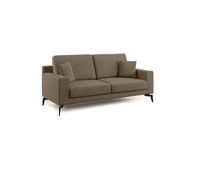prestige sofa moderno en microfibra desmontable 166 cm marron