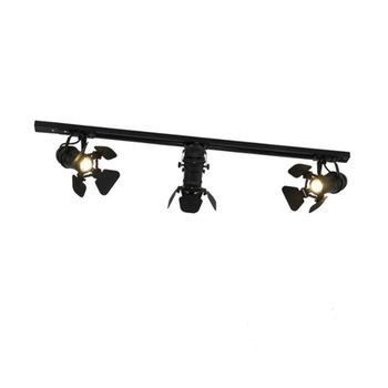 Sistema rieles 3 focos negros