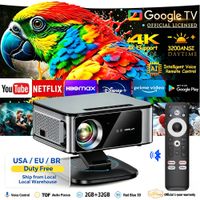proyector horlat 3200 ansi lumenes 4k full hd t10ultra 2g 32g cine en casa wifi android 14 proyector portatil smart tv