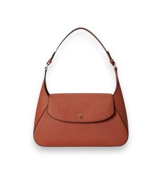 Lauren Ralph Lauren para mujer. 431969364018 Bolso de hombro Schylar mediano marrón (OSFA), Casual, Clásico, Piel