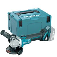 makita - amoladora makita dga504zj 18v brushless 125mm  maletin makpac 3