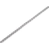Silver 2.5mm Wide Spiga Chain - 24in - F9412