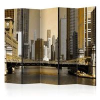 biombo - chicagos bridge vintage effect ii 225x172 cm