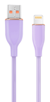cable de carga y datos gembird de silicona premium de 8 clavijas 15 m violeta