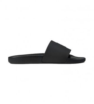 Polo Ralph Lauren para hombre. 809852071004 Chanclas Polo Slide negro (36), Plano, Ninguno, Casual, Beachwear