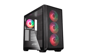 Caja ABYSM Caja ATX Danube KAMP BX300 Negro RGB Negro