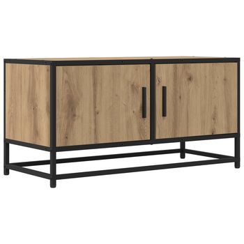 Mueble De Tv 80 X 34,5 X 40 Cm Roble Artisan Vidaxl