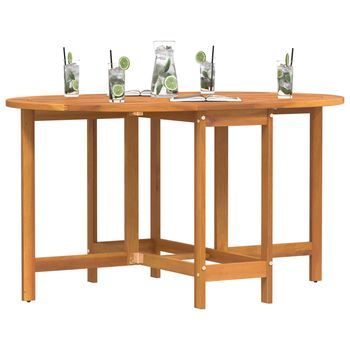 Mesa De Jardín | Mesa De Exterior Marrón 110 X 60 X 72 Cm Madera De Acacia Sólida