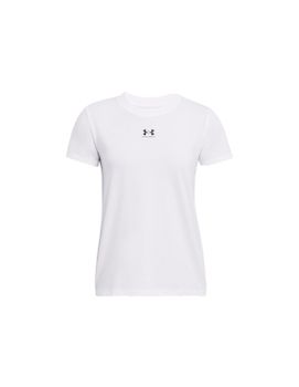 Camiseta de Fitness Under Armour Campus Core Mujer Blanco