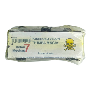 KARMA - Poderoso Velón de 7 Mechas Tumba Magia | Vela Especial de Siete Mechas para Acabar con Trabajos de Magia Negra