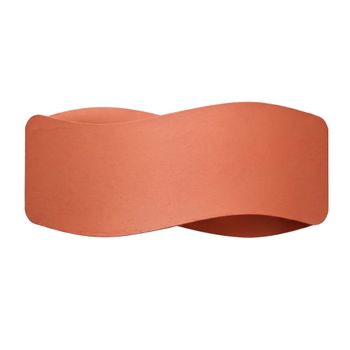 Aplique de pared ocre rojo acero alt. 13 cm