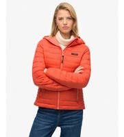 superdry para mujer w5011970a chaqueta acolchada fuji lite coral m casual poliester