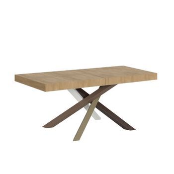 Mesa Extensible 90x120/224 Cm Volantis Premium Roble Nature Estructura 4/c