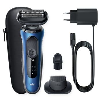 Afeitadora Braun Shaver 61-B1200s Azul Euro