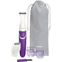 philips brt38315 bikini recortador 3 en 1 - 100 impermeable - purpura