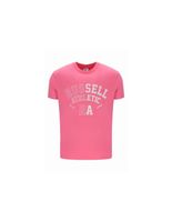 camiseta russell amt a40071 rosa hombre