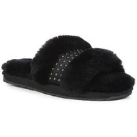emu pantuflas w12984-blak para mujer