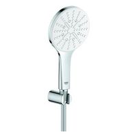 conjunto de ducha con soporte grohe rainshower smartactive 130 3 chorros white 26581ls0