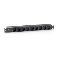 equip 333282 regleta 9 tomas para rack 1u 19