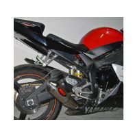 silenciador de escape yamaha yzf-r1 e2 -03 mass cafe racer curve