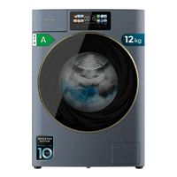 cecotec lavadora secadora 10-6kg carga frontal bolero washdry 106950 autodose inverter 3d titanium a 1400 rpm 13 programas