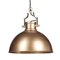 lampara colgante de diseno industrial - golden - 325x42x42cm