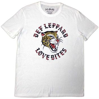 Def Leppard Camiseta Love Bites para hombre