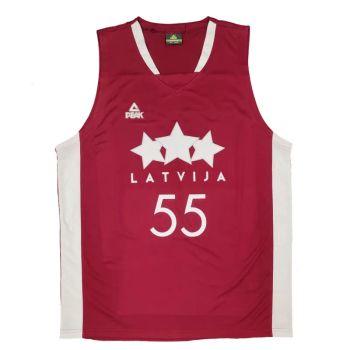 Camiseta Arturs Zagars Seleccion de Letonia - Peak Roja