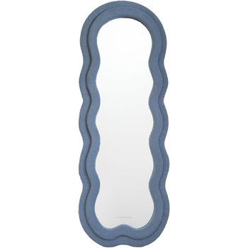 Espejo Pared Rizo Flamingueo Cuerpo Entero 160x60x4 Cm Azul