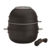 bateria cocina 10pcs apilable negro mango extraible masterpro share  play