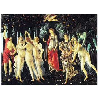 Legendarte - Cuadro Lienzo, Impresión Digital - La Primavera - Sandro Botticelli - Decoración Pared Cm. 80x100