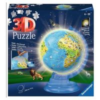 rompecabezas 3d globo ilumina 180p