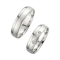 alianzas con diamantes ancho 5 mm