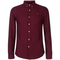farah camisa manga larga gt32780 para hombre