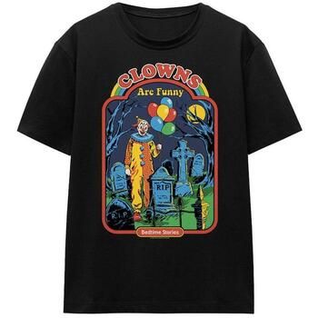 Steven Rhodes Camiseta Clowns Are Funny para mujer