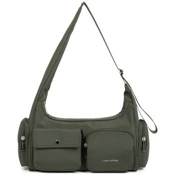 LANCASTER Bandolera Bandolera con cremallera Basic Pocket Kaki Oscuro para mujer