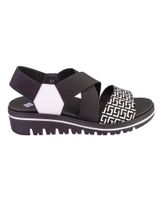 de piesanto 250787 sandalias de mujer piel negro