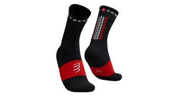 Calcetines compressport ultra trail v2 0 hight negro rojo