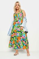 yours vestido tirantes verde tropical mujer curvy y tallas grandes yours
