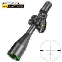 westhunter whi 6-24x50 sfir ffp alcance primer plano focal mira telescopica rueda de parallax grande r  g bloqueo iluminado miras de reinicio