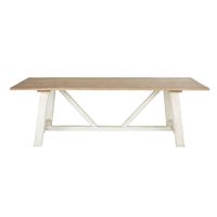mesa de comedor de pino reciclado de 240 cm