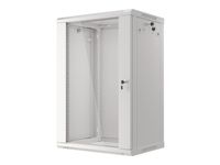 bastidor de pared lanberg wf01-6418-10s 18u 60kg ip20 gris ral7035 autoensamblaje