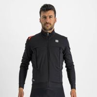 sportful fiandre warm jacket - l - black