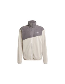 Polar de Montaña adidas Terrex Multi Full Zip Fleece Hombre Beige