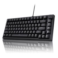 teclado mecanico para juegos ak820 con interruptores rojos diseno 75 interruptores intercambiables en caliente puerto usb-c retroiluminacion blanca fiv