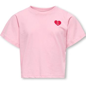 Only Camiseta 15370019-rosa para niña