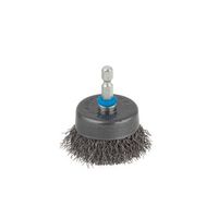 cepillo metalico de copa para taladro vastago hexagonal 1 4 635 mm o 80 mm