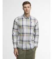 barbour para hombre msh5295 camisa kidd verde xxl casual algodon manga larga