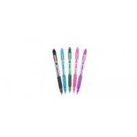 zebra z-grip smooth retractable ballpoint pen assorted colour pk5